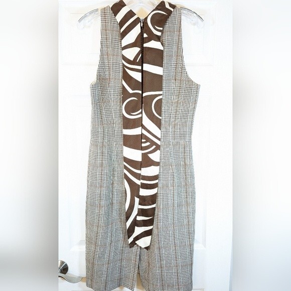 Jennifer Reale Design sleeveless dress & short sleeve fitted Jacket gray size 14 - Picture 3 of 14